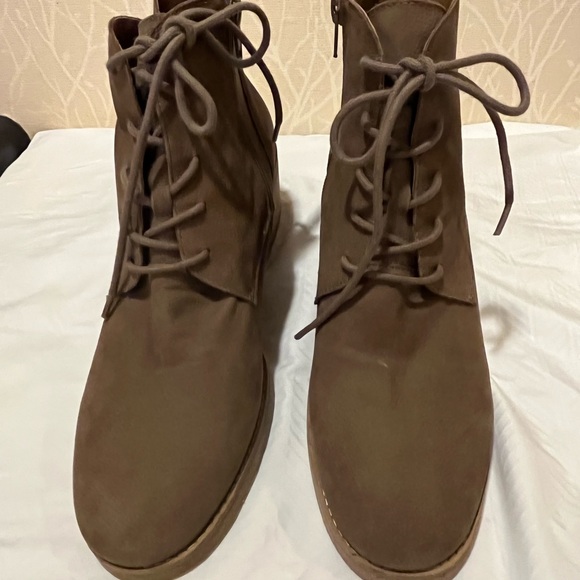 Lucky Brand Tan Suede Booties - Picture 2 of 14